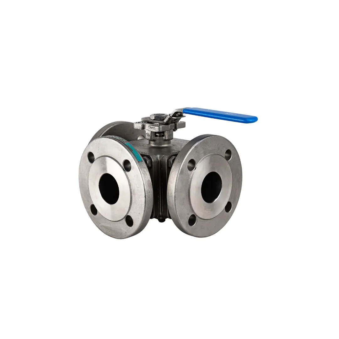 How does a 3-way ball valve work?