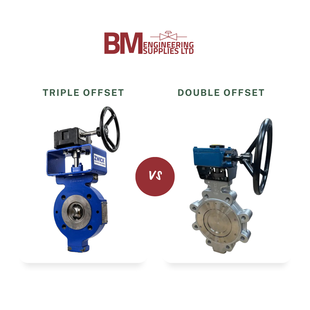 What are the differences between double offset and triple offset butterfly valves?