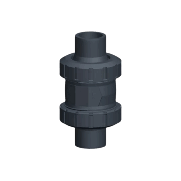 Check valve type 561 PVC-U with Spigot Ends Metric