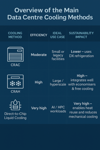 Overview of the Main Data Centre Cooling Methods - BM Engineering Supplies